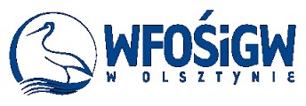Niebieski logotyp Wojewódzkiego Funduszu Ochrony Środowiska
i Gospodarki Wodnej w Olsztynie