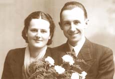 Stara fotografia Zbyszka i Zofii Sobieszczańskich